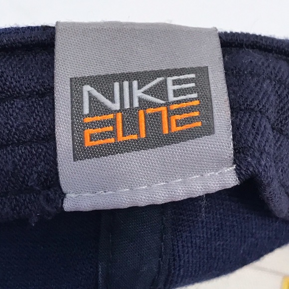 Nike Elite Michigan Navy Blue Mens One Size Fits Most Fitted Hat/ - Picture 7 of 10